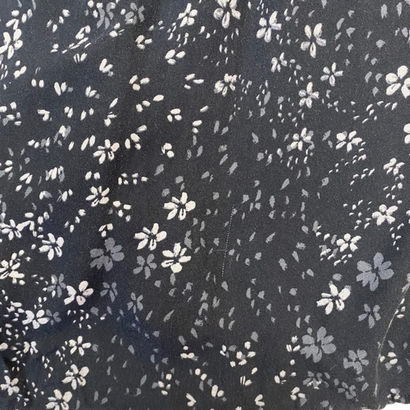 NWT Bella Dahl Maxi Shirt Dress in Black Tula Floral Size Medium - Picture 10 of 10